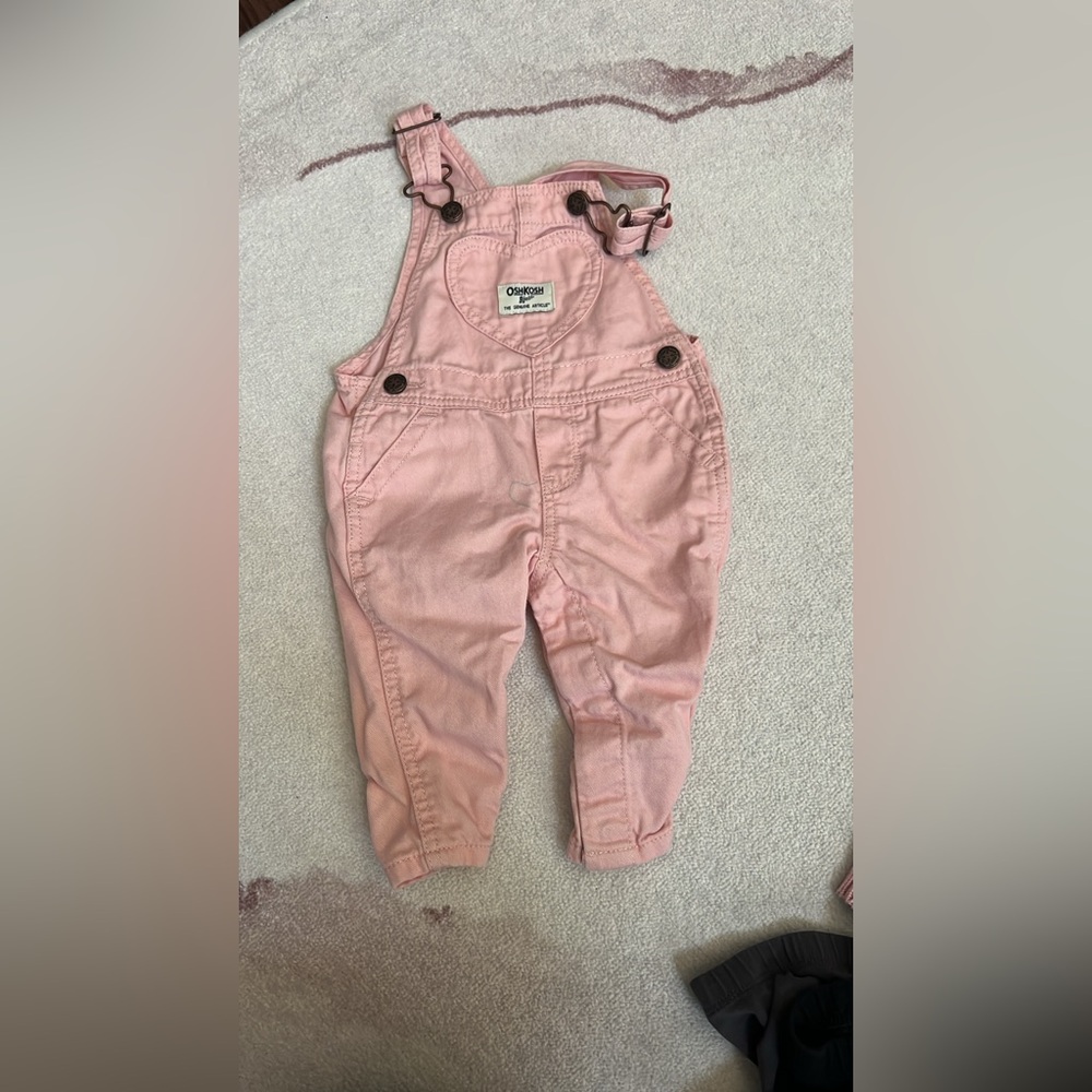 OshKosh B'gosh Blush Pink Overalls for Kids